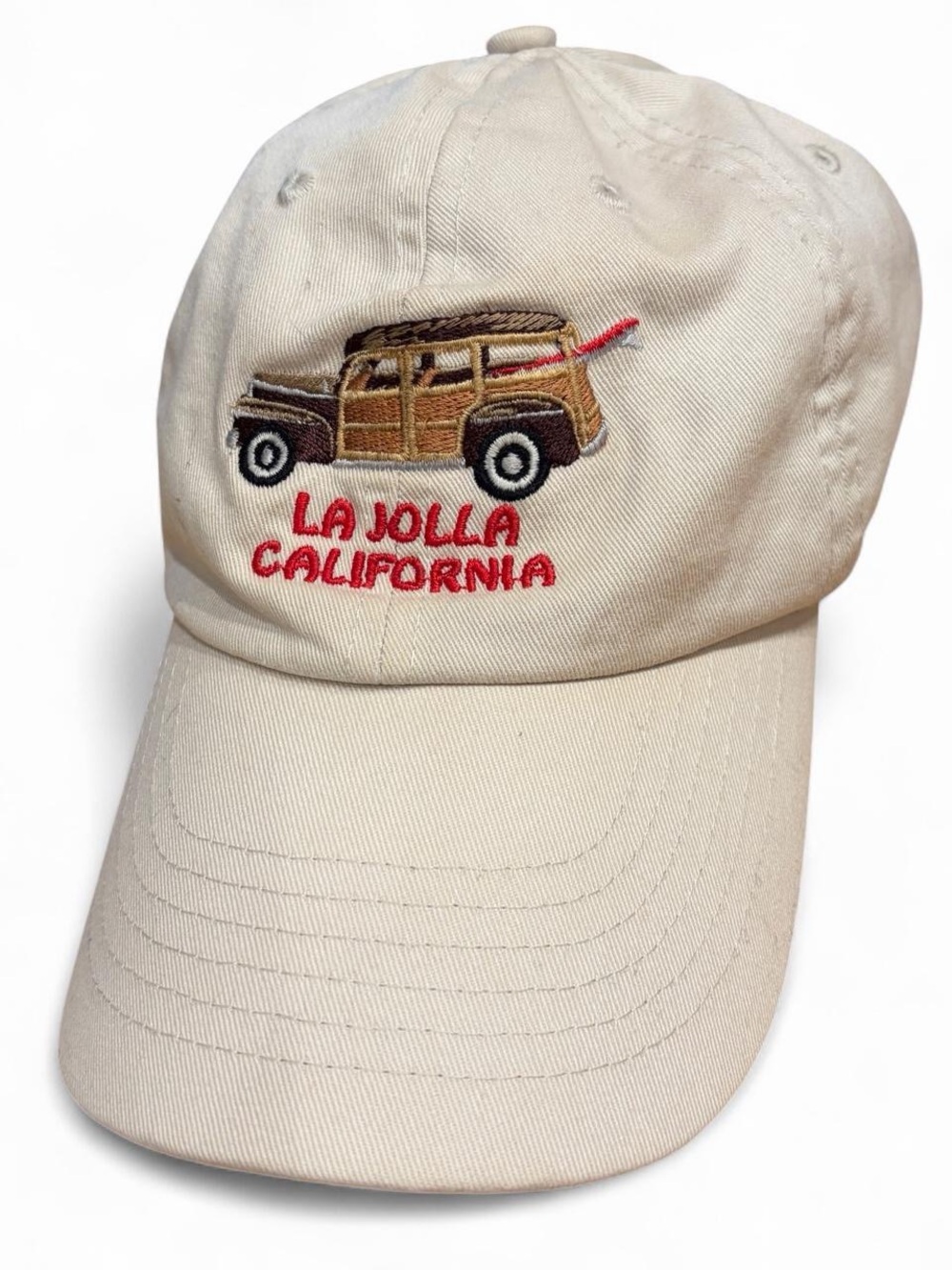 Retro SPC La Jolla CA embroidered baseball cap